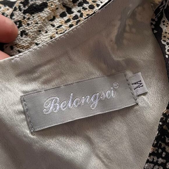 Womens Dress Size 10 Animal Print Retro Go Go Mini Office Siren Cocktail Party - Picture 8 of 9